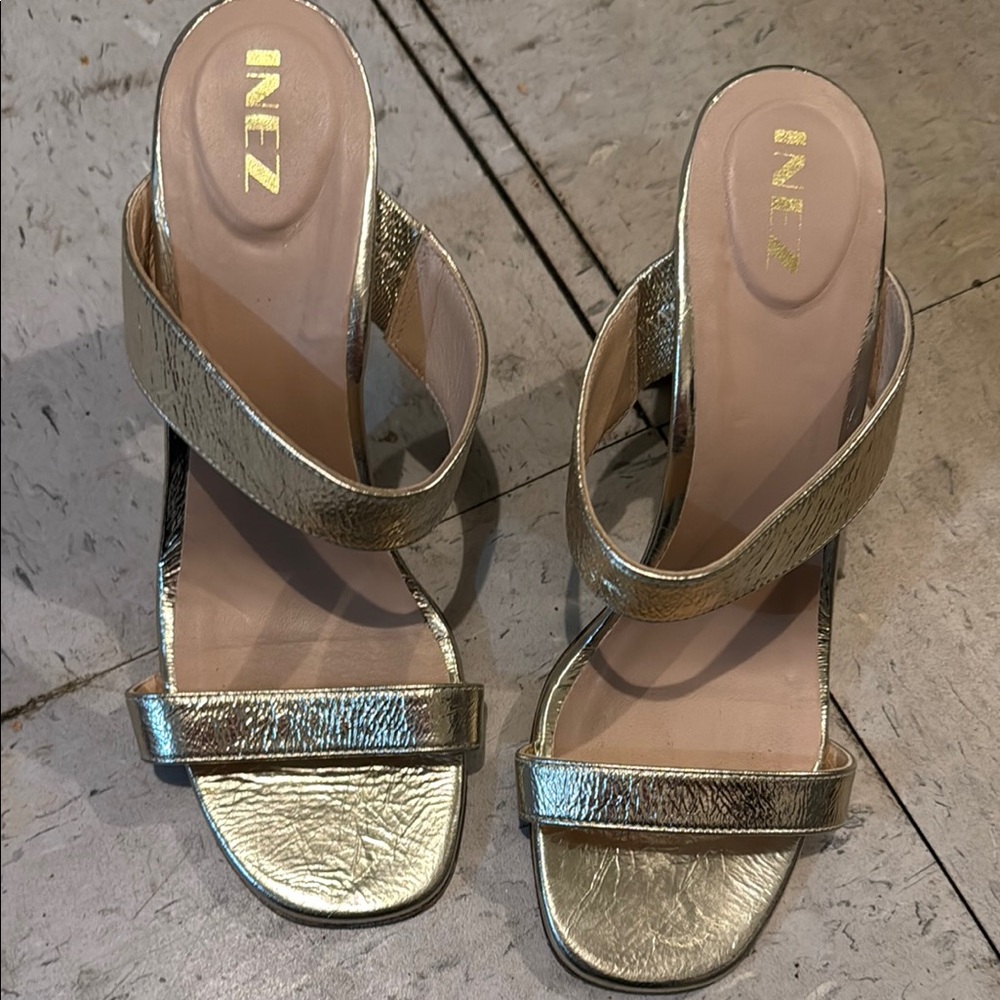 Inez Gold Women's Heels
